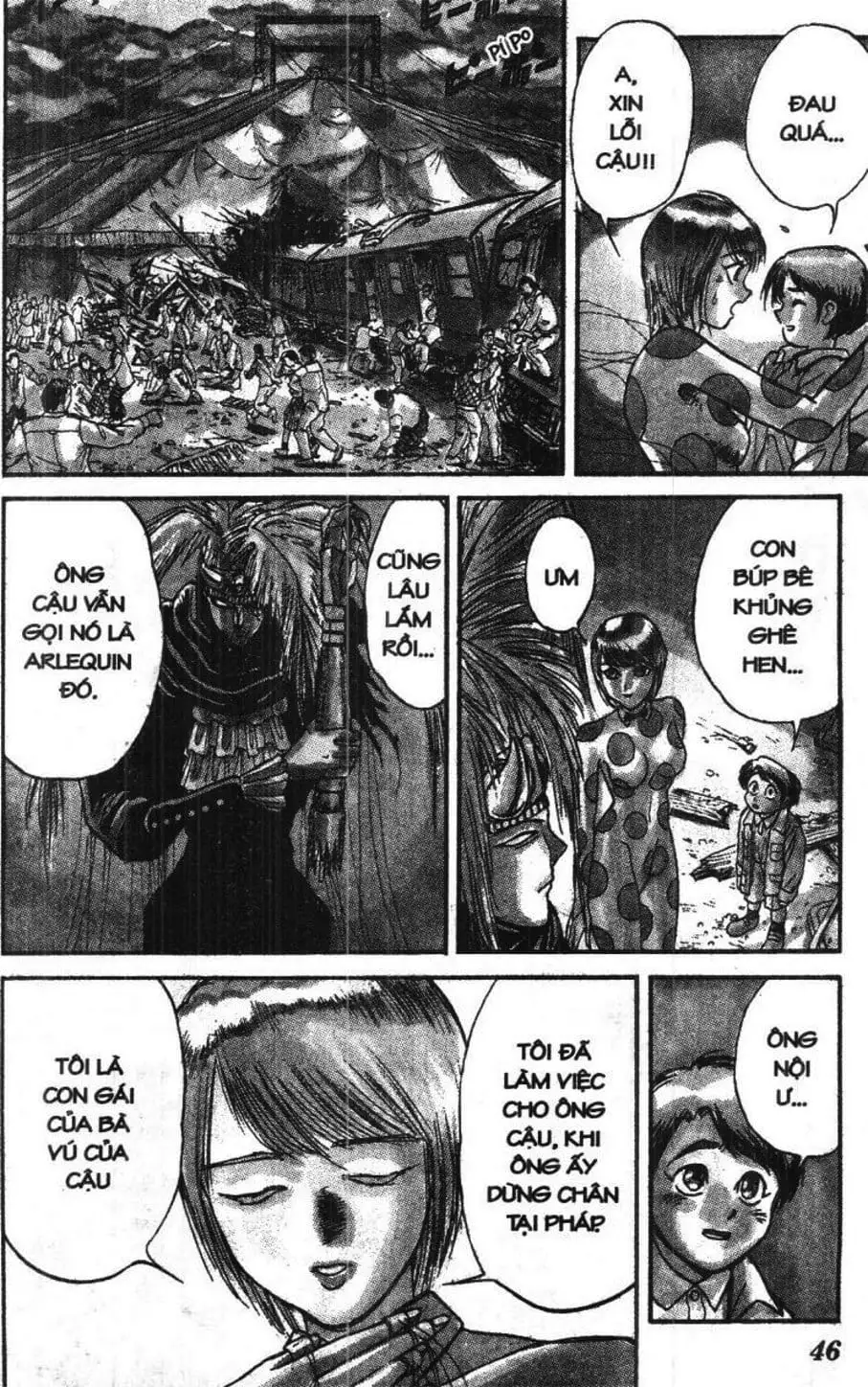 Truyện Tranh Gánh Xiếc Quái Dị - Karakuri Circus trang 5