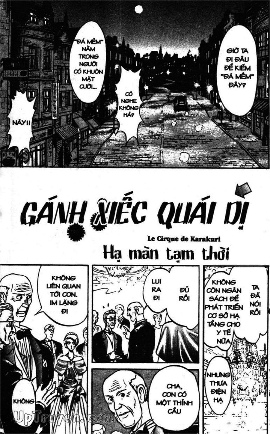 Truyện Tranh Gánh Xiếc Quái Dị - Karakuri Circus trang 5