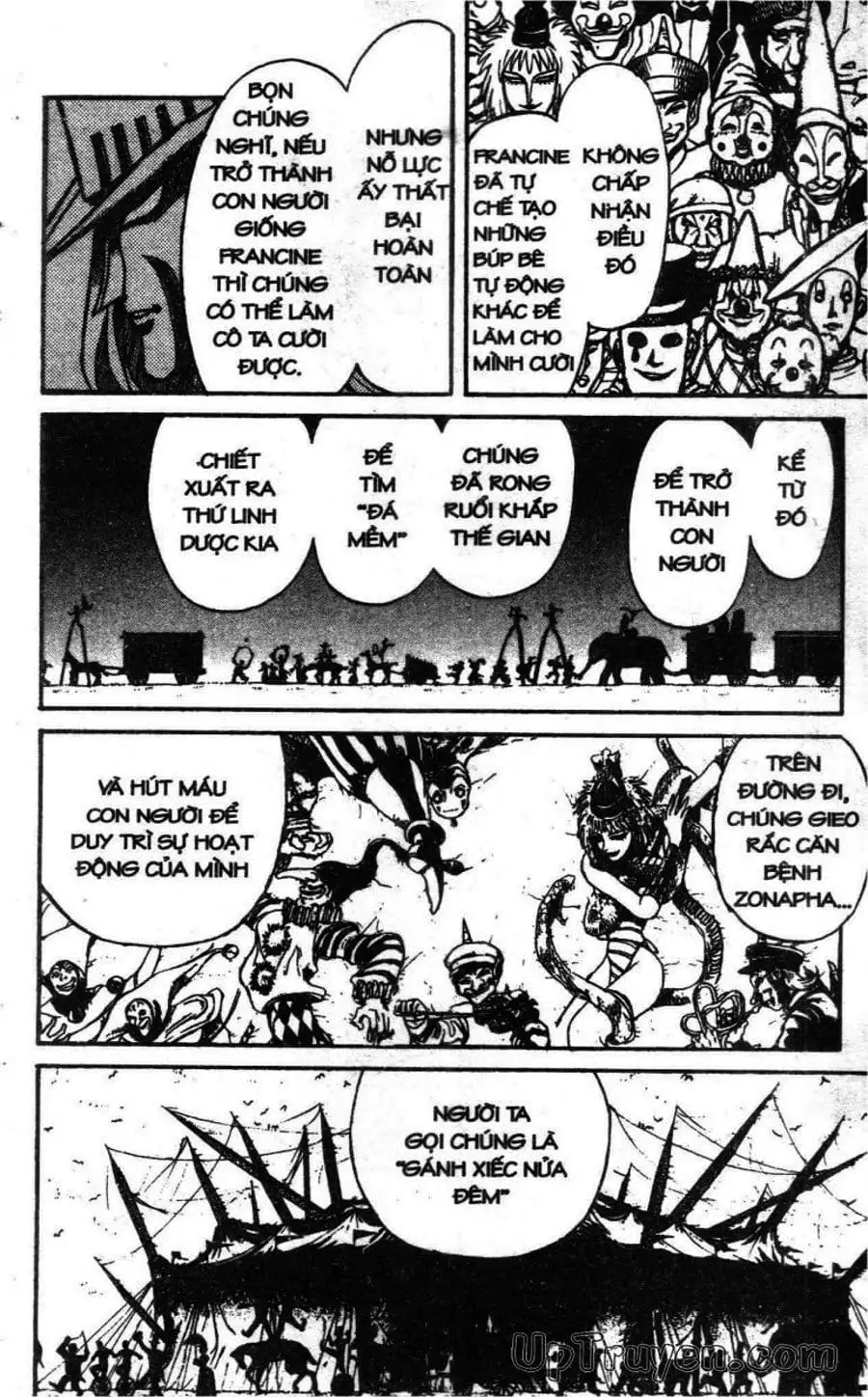 Truyện Tranh Gánh Xiếc Quái Dị - Karakuri Circus trang 5