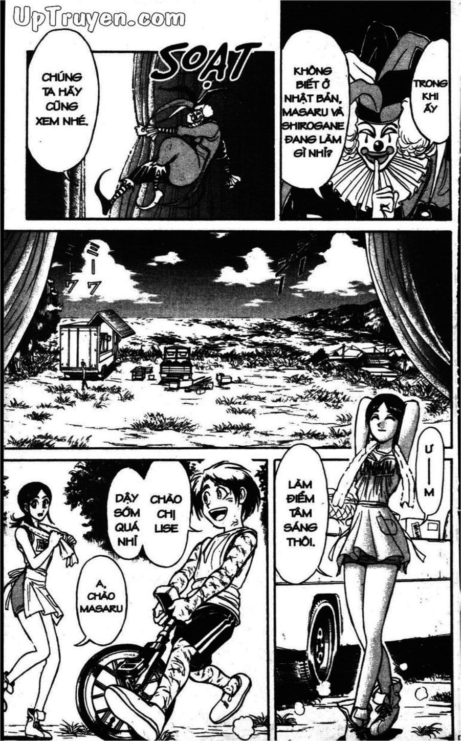 Truyện Tranh Gánh Xiếc Quái Dị - Karakuri Circus trang 5