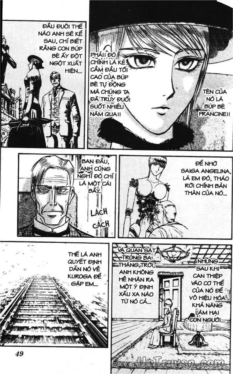 Truyện Tranh Gánh Xiếc Quái Dị - Karakuri Circus trang 5