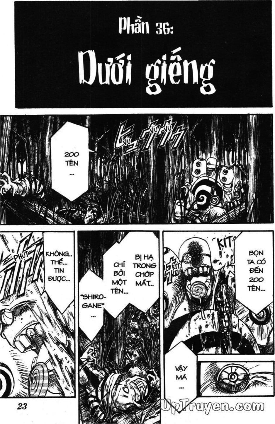 Truyện Tranh Gánh Xiếc Quái Dị - Karakuri Circus trang 5