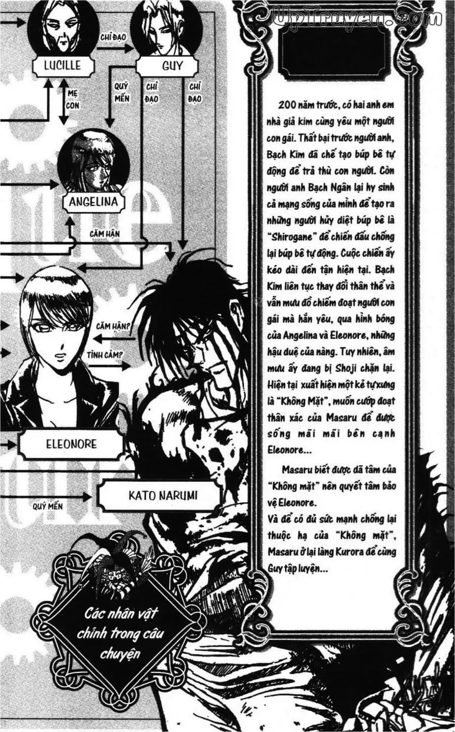 Truyện Tranh Gánh Xiếc Quái Dị - Karakuri Circus trang 5