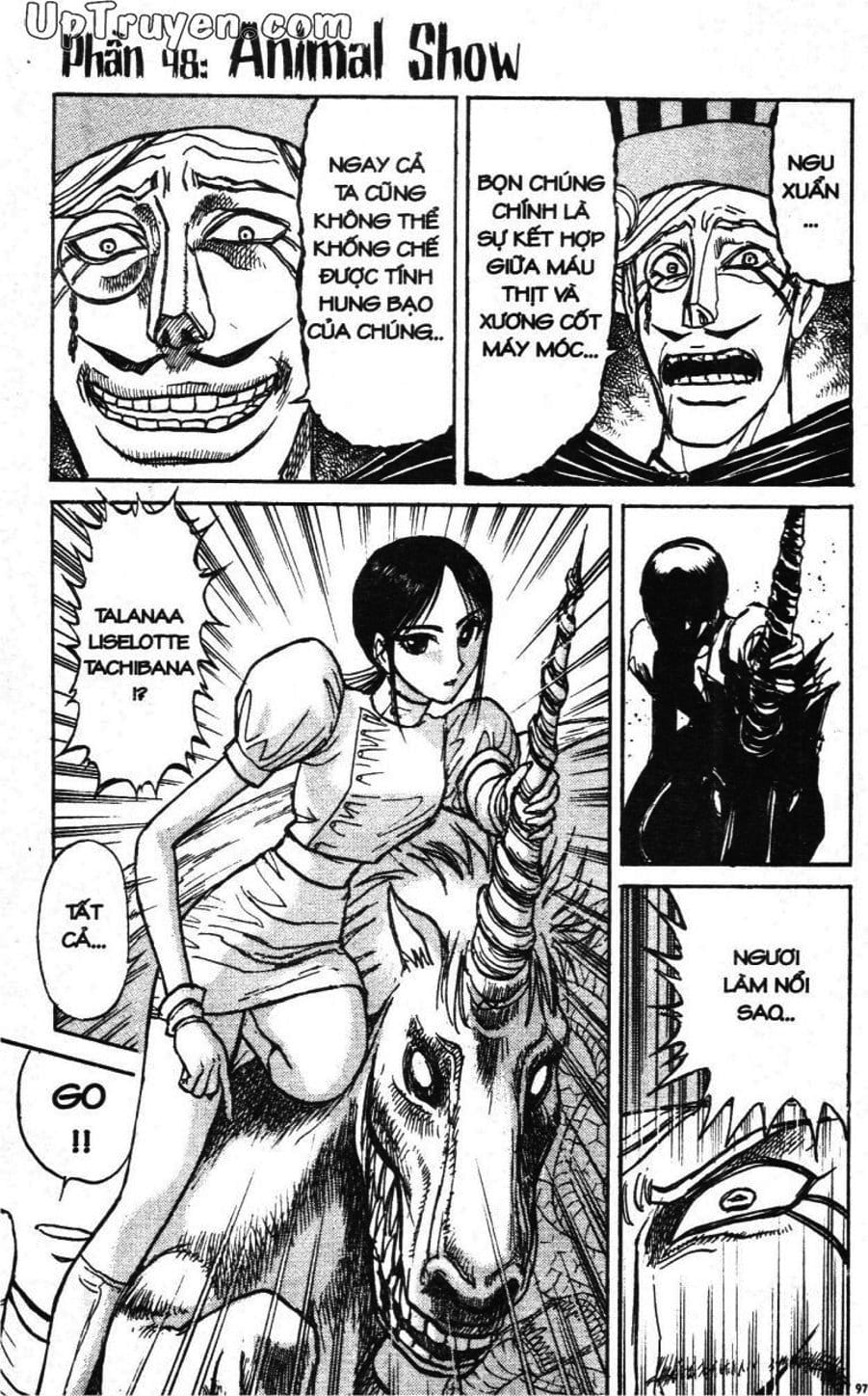 Truyện Tranh Gánh Xiếc Quái Dị - Karakuri Circus trang 5