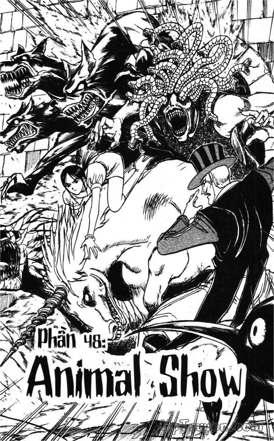 Truyện Tranh Gánh Xiếc Quái Dị - Karakuri Circus trang 5