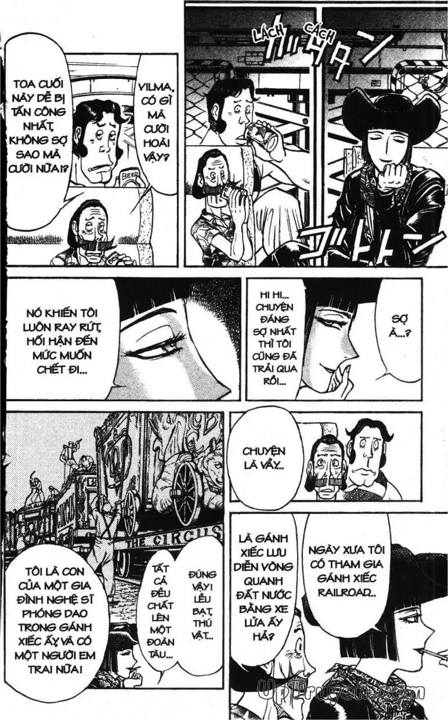 Truyện Tranh Gánh Xiếc Quái Dị - Karakuri Circus trang 5