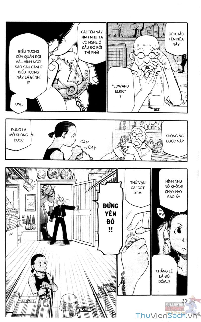 Truyện Tranh Giả Kim Thuật Sư trang 4