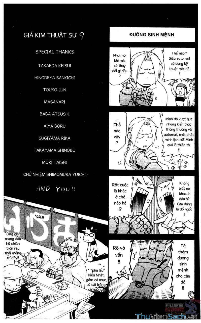 Truyện Tranh Giả Kim Thuật Sư trang 4