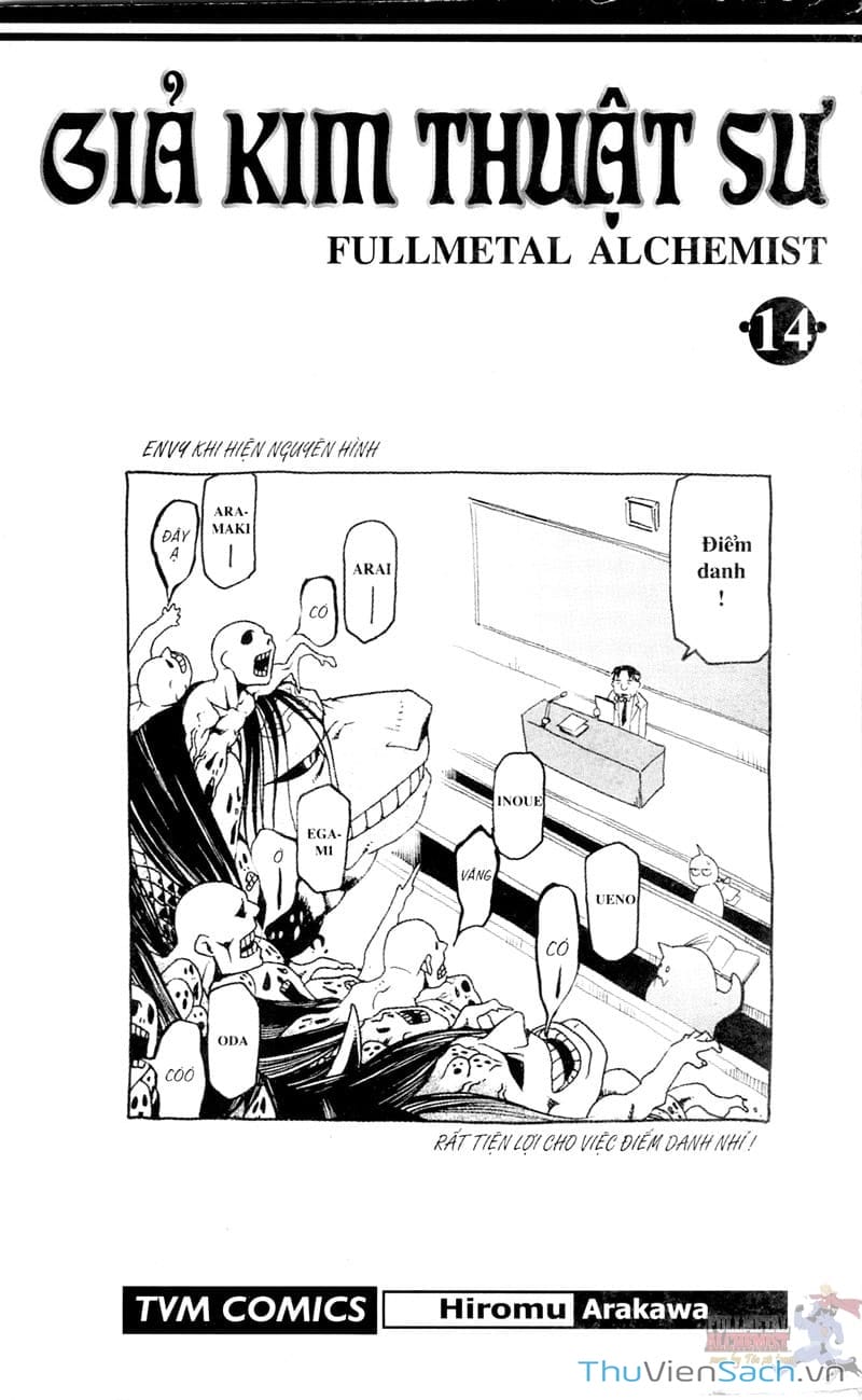 Truyện Tranh Giả Kim Thuật Sư trang 4