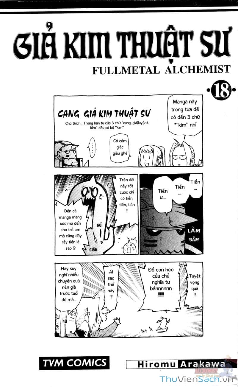Truyện Tranh Giả Kim Thuật Sư trang 4