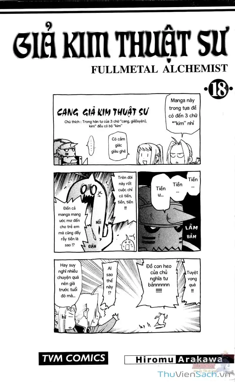 Truyện Tranh Giả Kim Thuật Sư trang 4