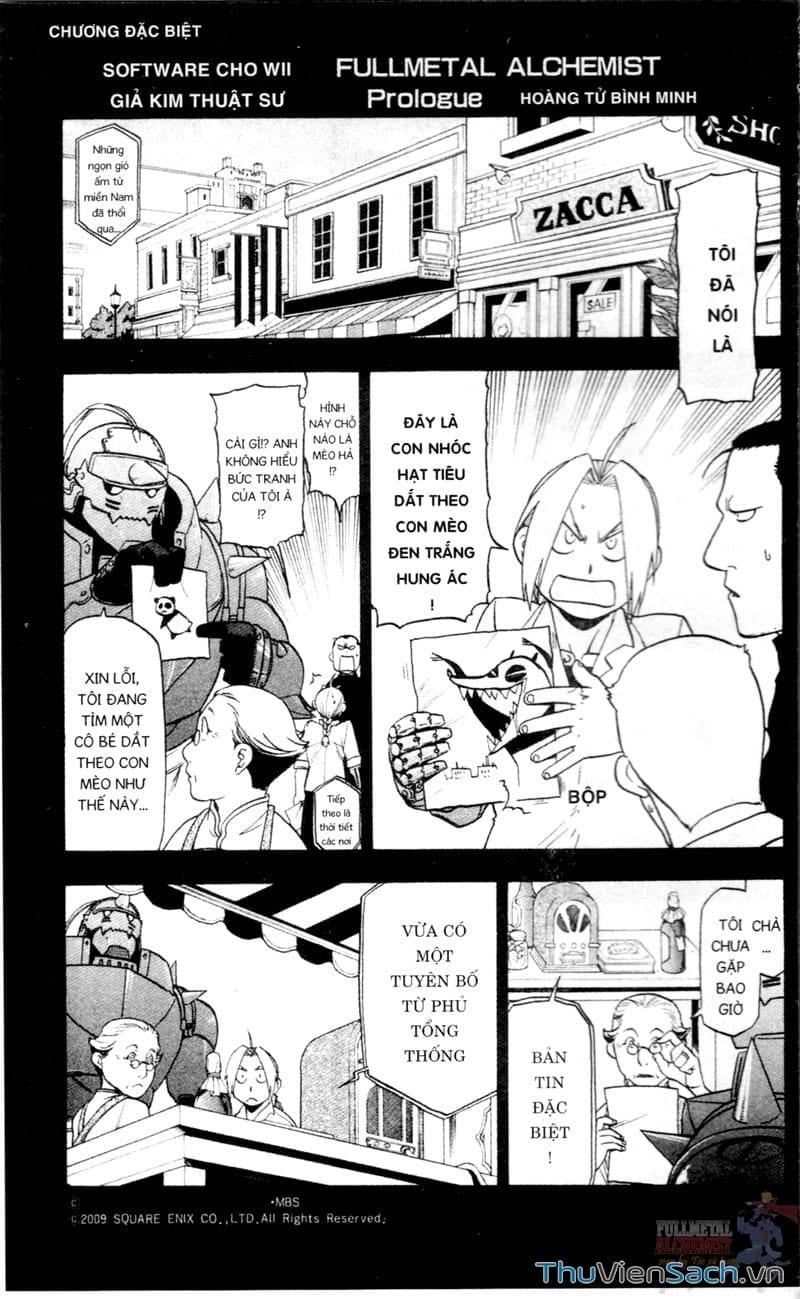 Truyện Tranh Giả Kim Thuật Sư trang 4