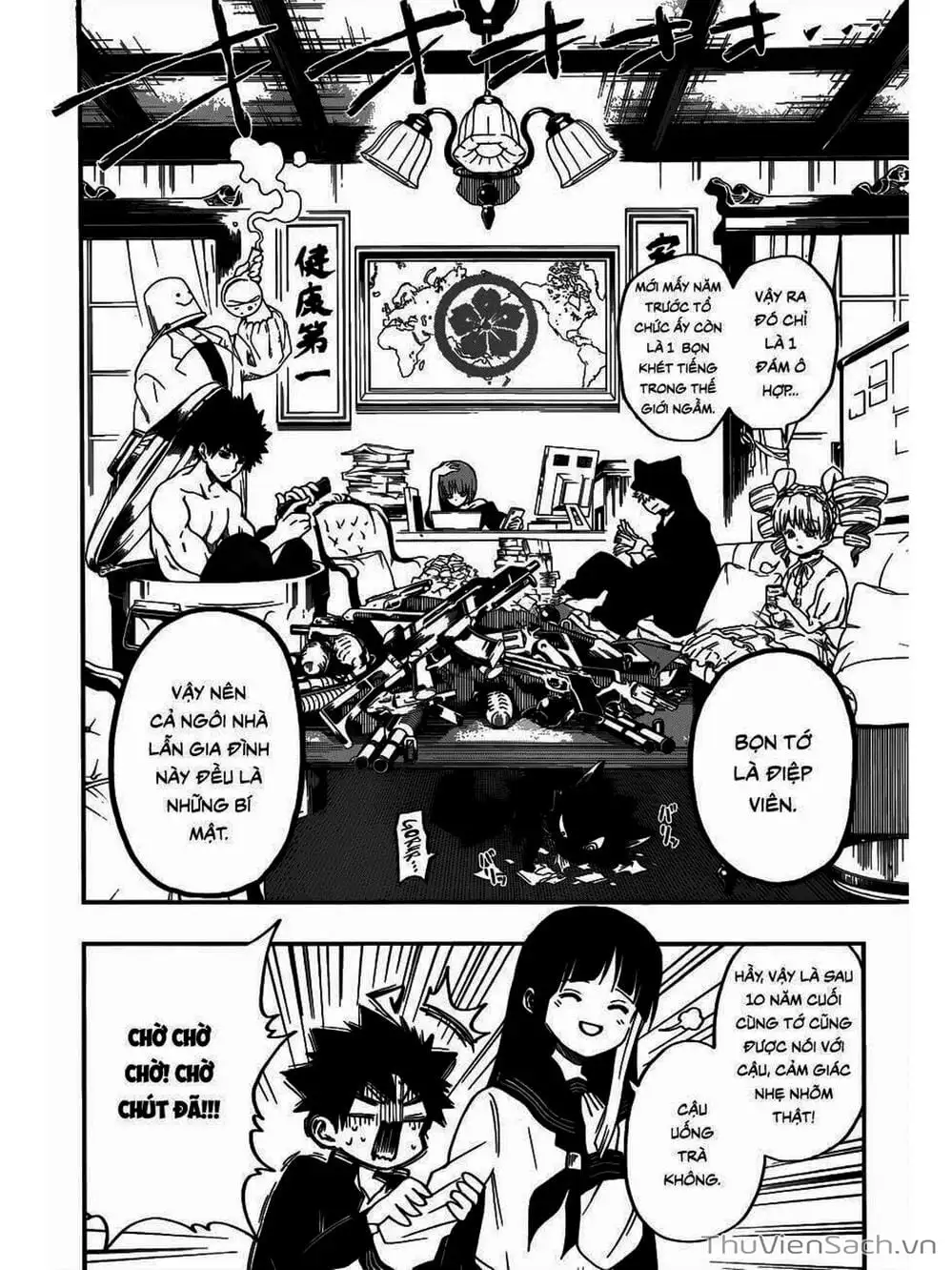 Truyện Tranh Gia Tộc Điệp Viên Yozakura trang 6