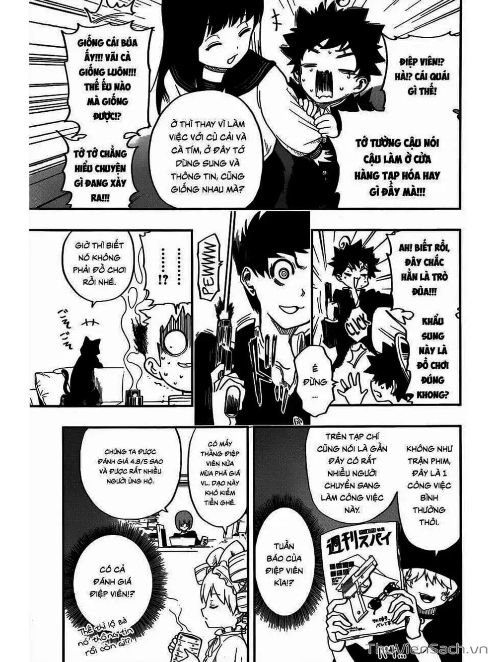 Truyện Tranh Gia Tộc Điệp Viên Yozakura trang 6