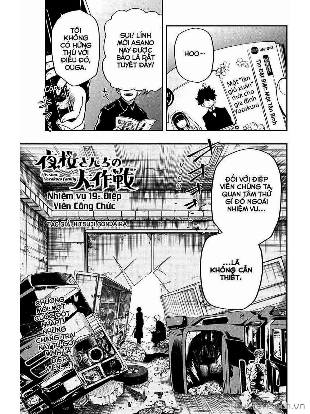 Truyện Tranh Gia Tộc Điệp Viên Yozakura trang 6