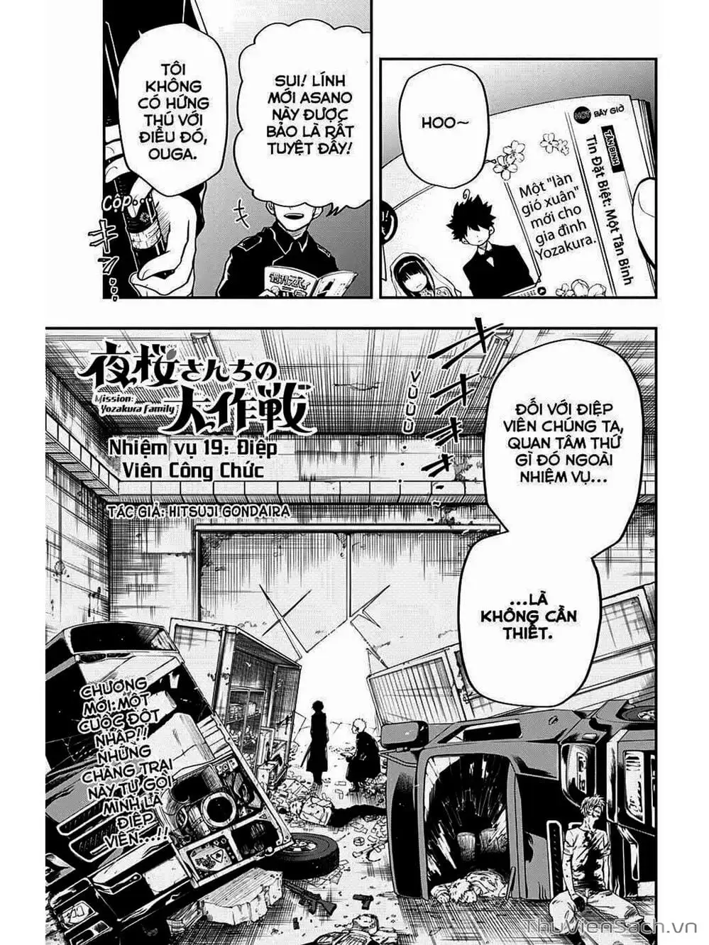 Truyện Tranh Gia Tộc Điệp Viên Yozakura trang 6