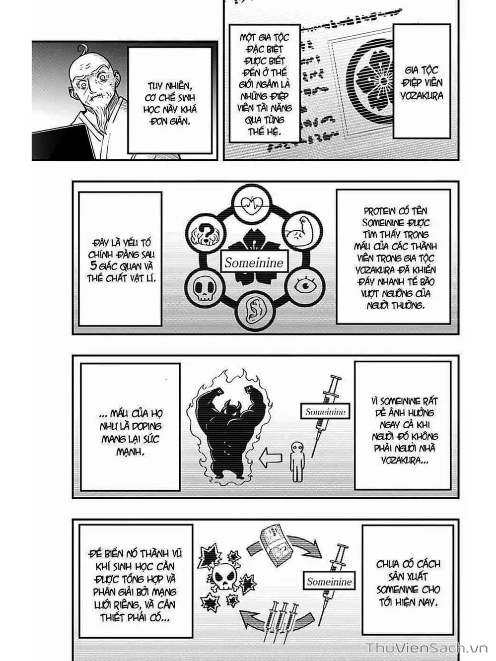 Truyện Tranh Gia Tộc Điệp Viên Yozakura trang 6