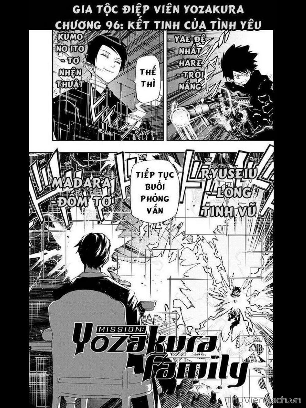 Truyện Tranh Gia Tộc Điệp Viên Yozakura trang 6