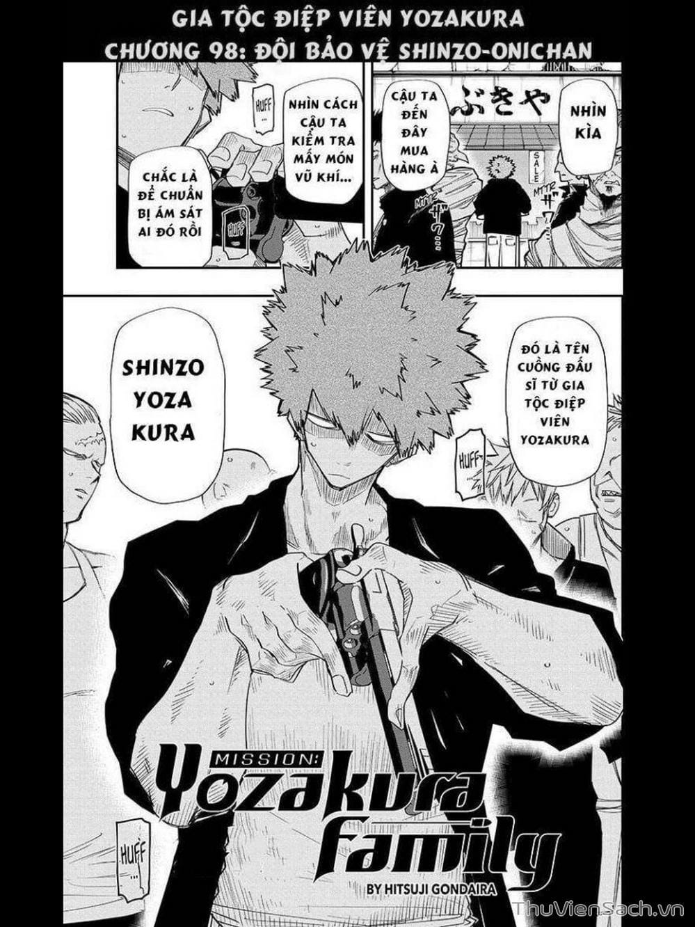 Truyện Tranh Gia Tộc Điệp Viên Yozakura trang 6