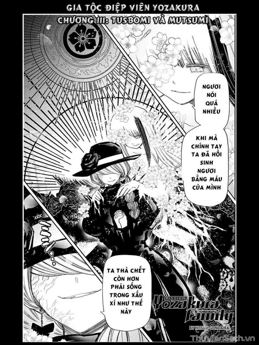 Truyện Tranh Gia Tộc Điệp Viên Yozakura trang 6