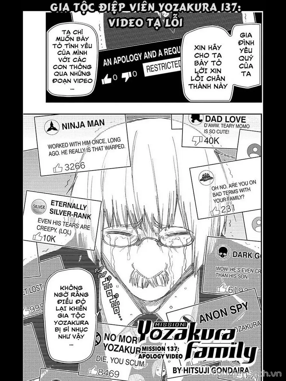 Truyện Tranh Gia Tộc Điệp Viên Yozakura trang 6