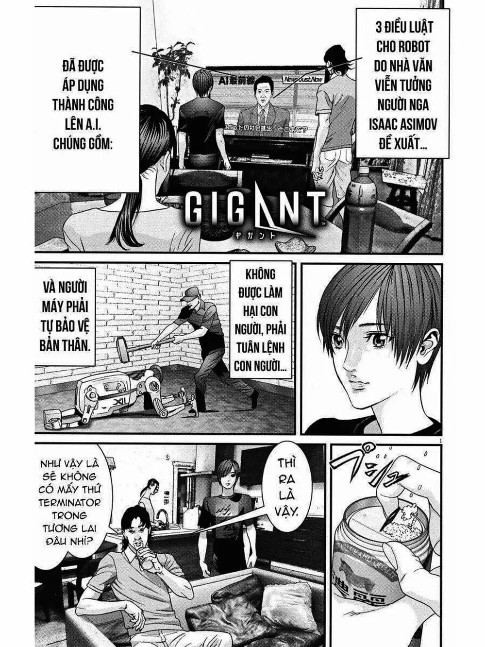 Truyện Tranh Người Khổng Lồ - Gigant trang 7