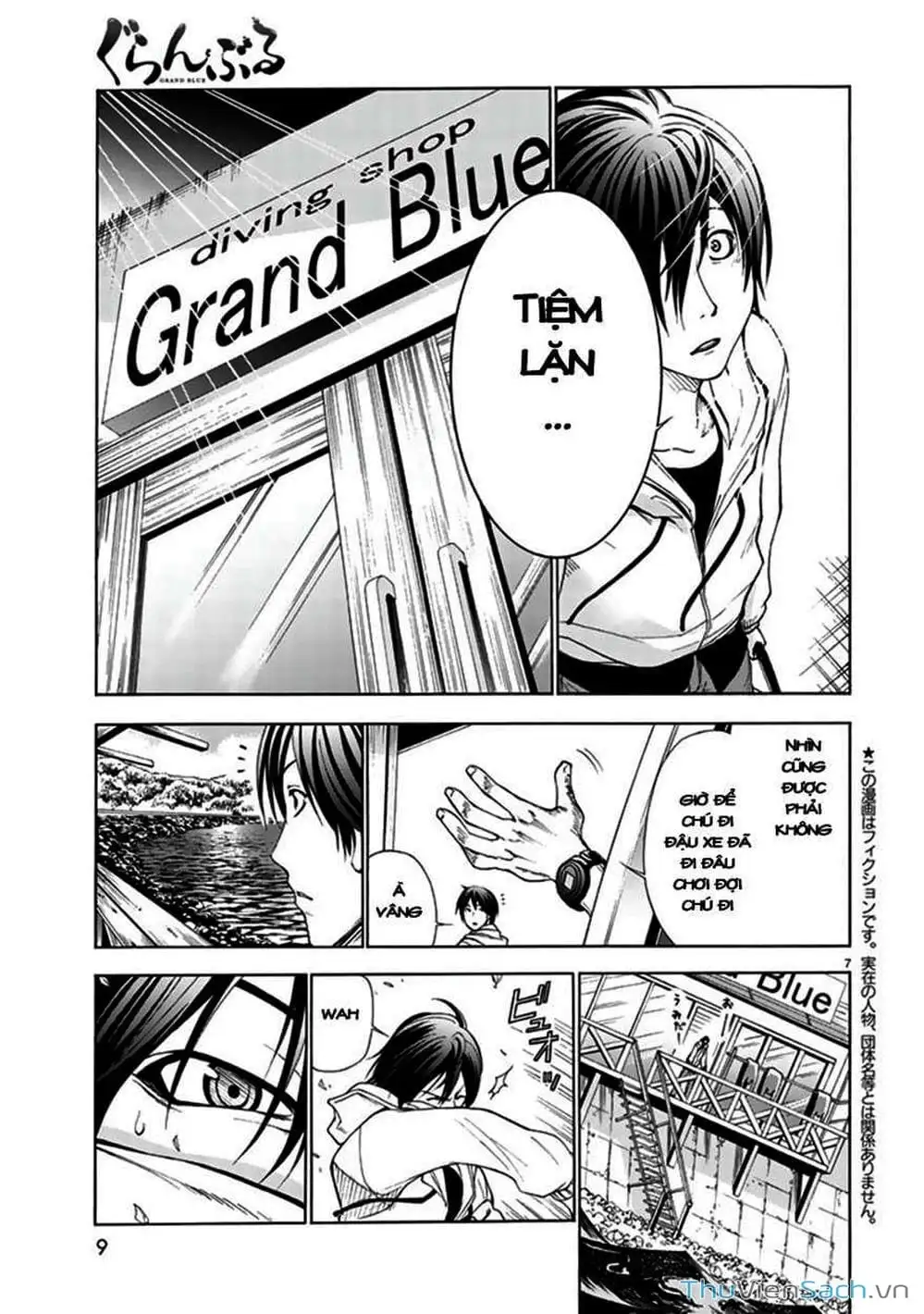 Truyện Tranh Cô Gái Thích Lặn - Grand Blue trang 3