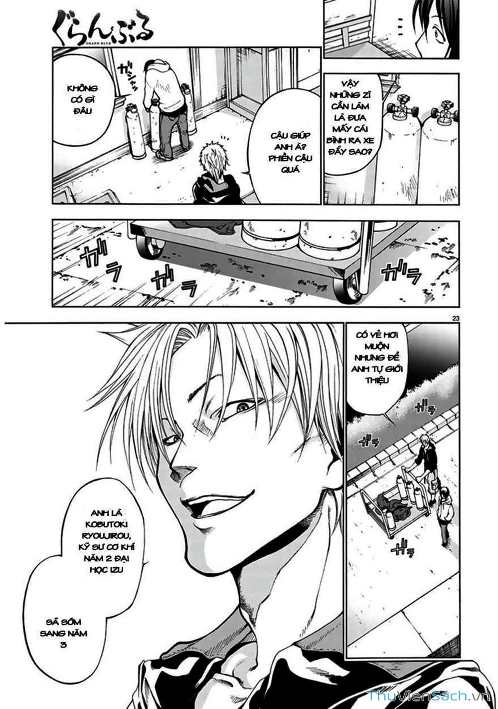 Truyện Tranh Cô Gái Thích Lặn - Grand Blue trang 3