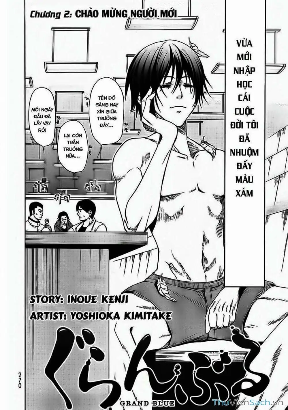 Truyện Tranh Cô Gái Thích Lặn - Grand Blue trang 3