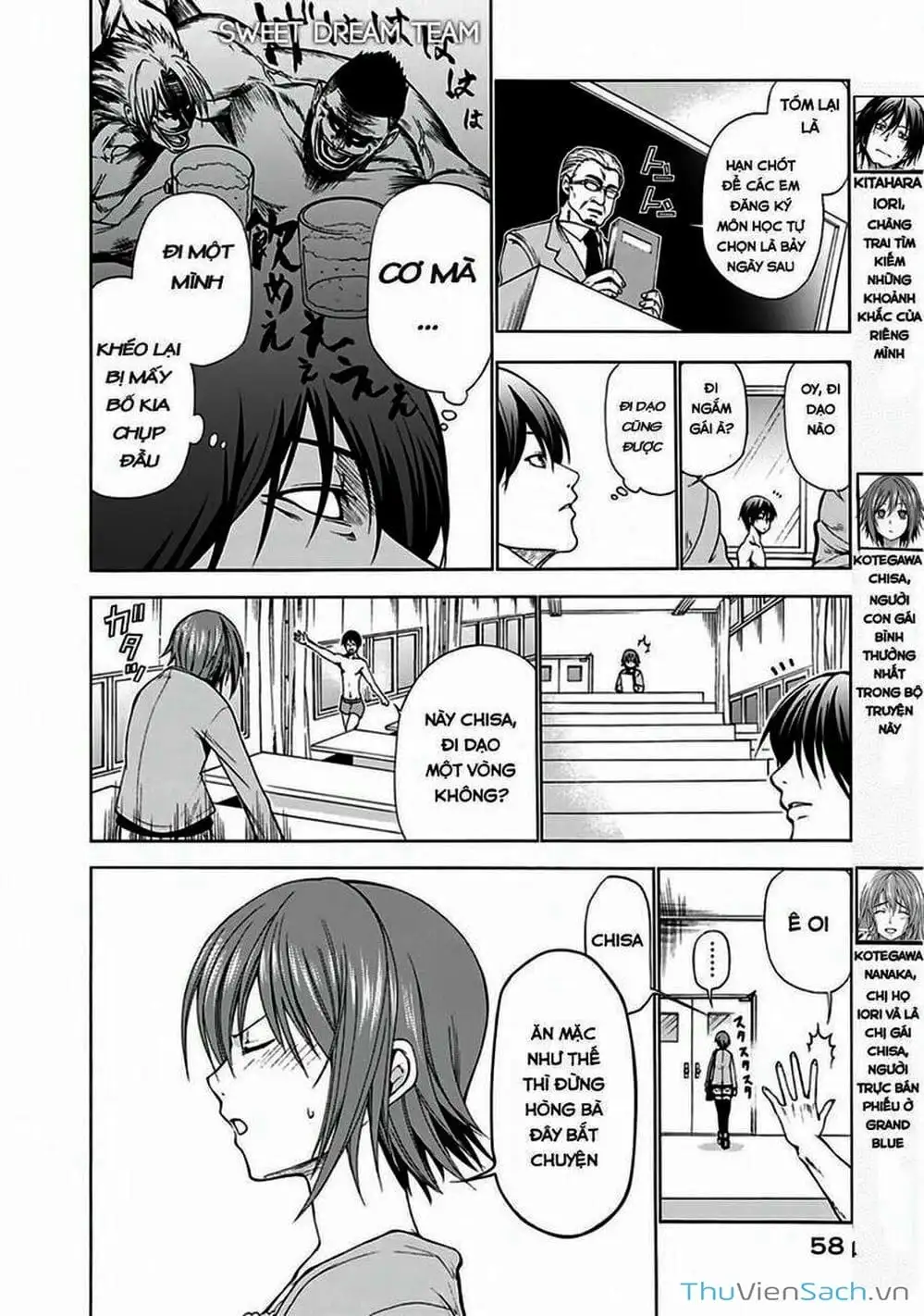 Truyện Tranh Cô Gái Thích Lặn - Grand Blue trang 3