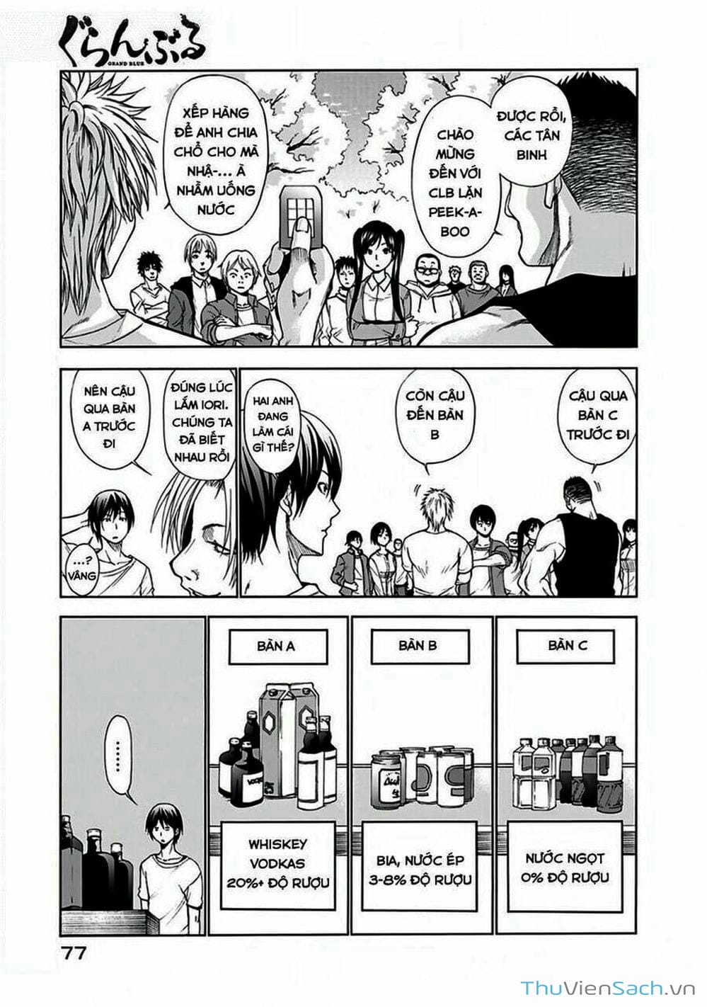 Truyện Tranh Cô Gái Thích Lặn - Grand Blue trang 3