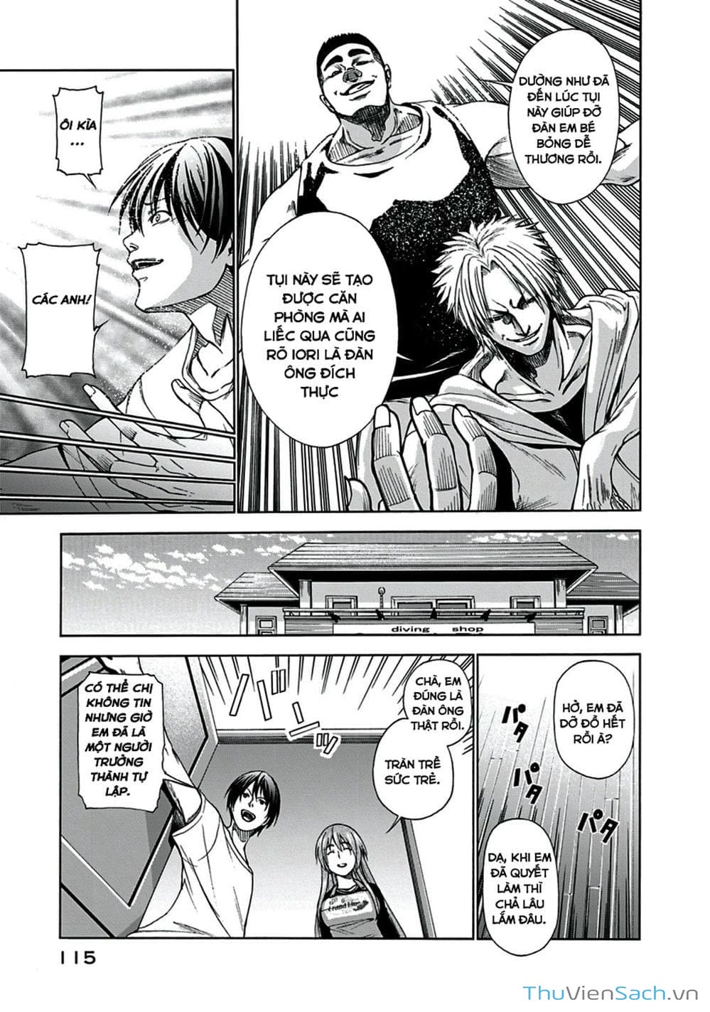 Truyện Tranh Cô Gái Thích Lặn - Grand Blue trang 3