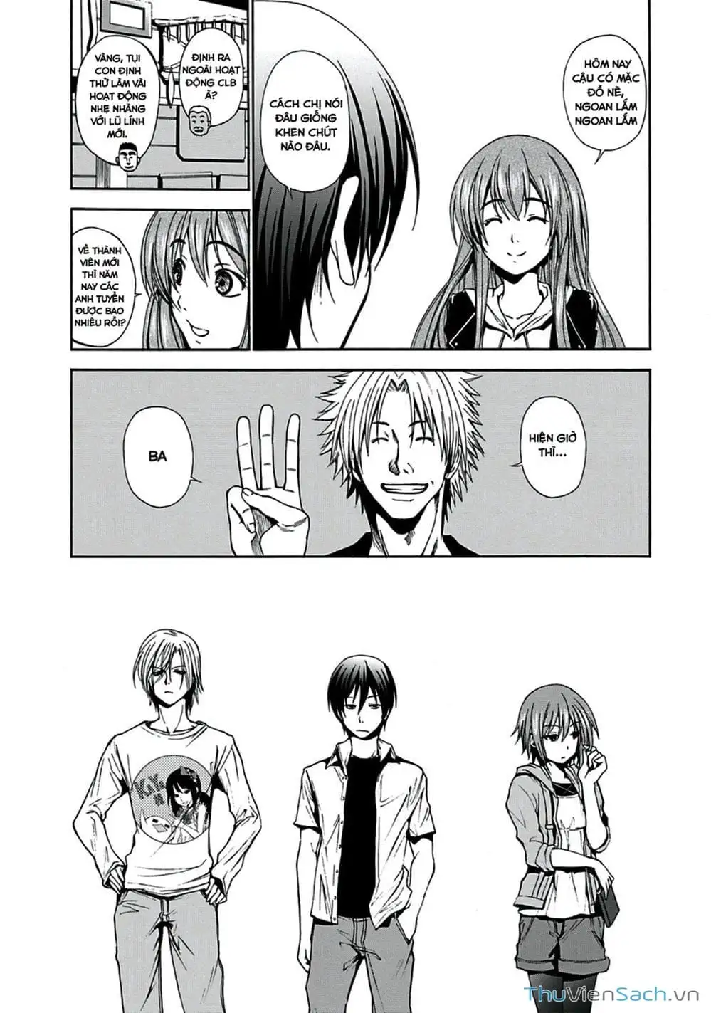 Truyện Tranh Cô Gái Thích Lặn - Grand Blue trang 3