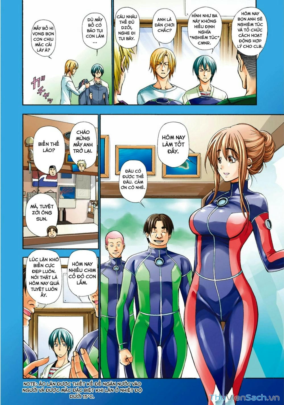 Truyện Tranh Cô Gái Thích Lặn - Grand Blue trang 3