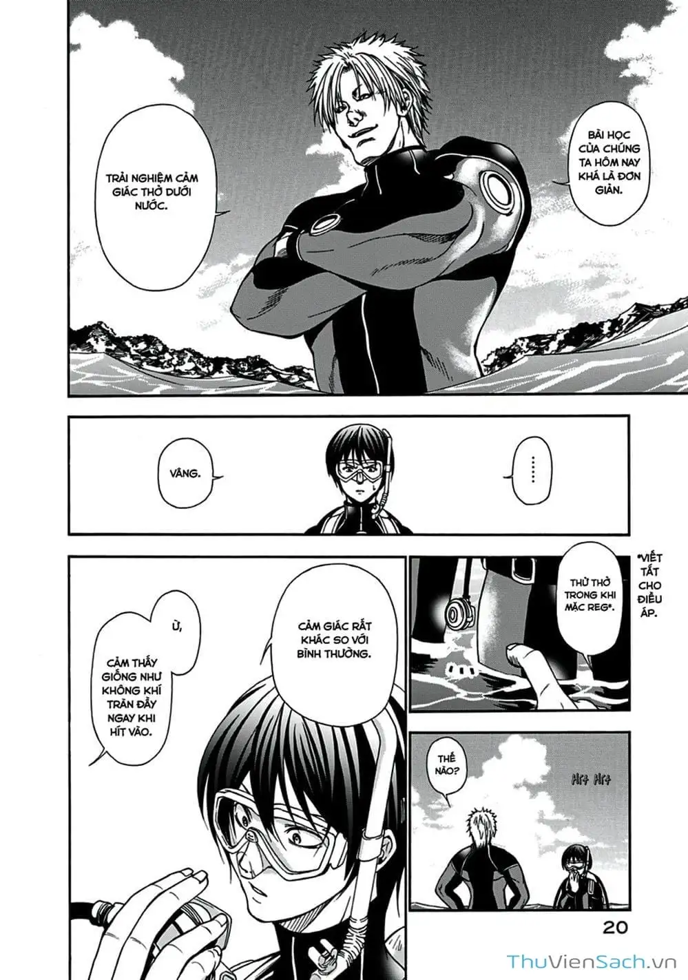 Truyện Tranh Cô Gái Thích Lặn - Grand Blue trang 3
