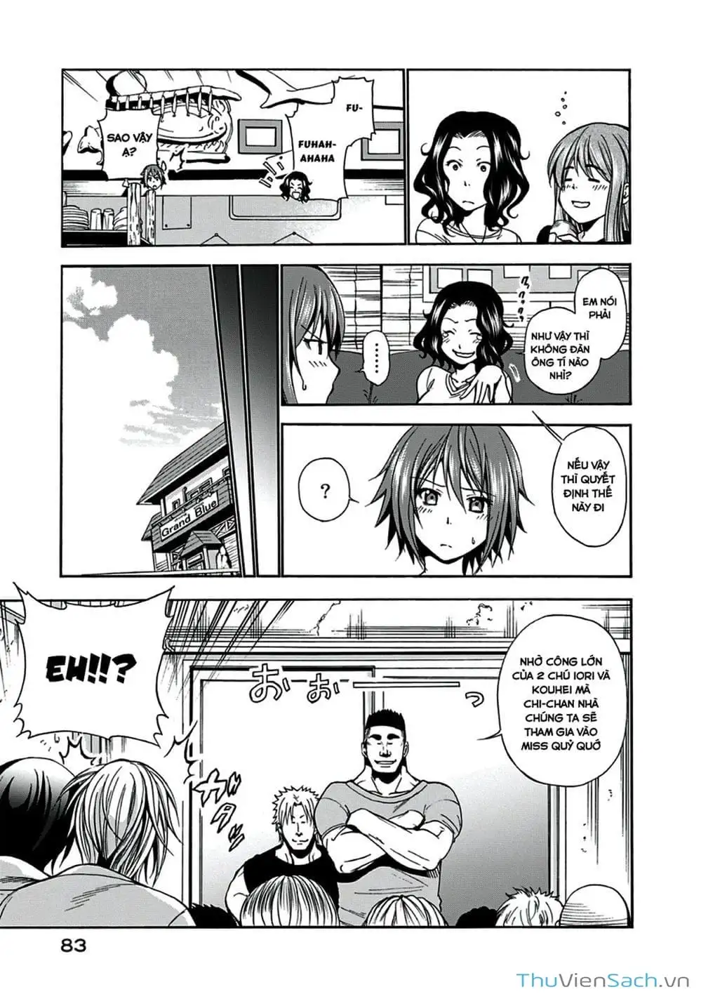 Truyện Tranh Cô Gái Thích Lặn - Grand Blue trang 3