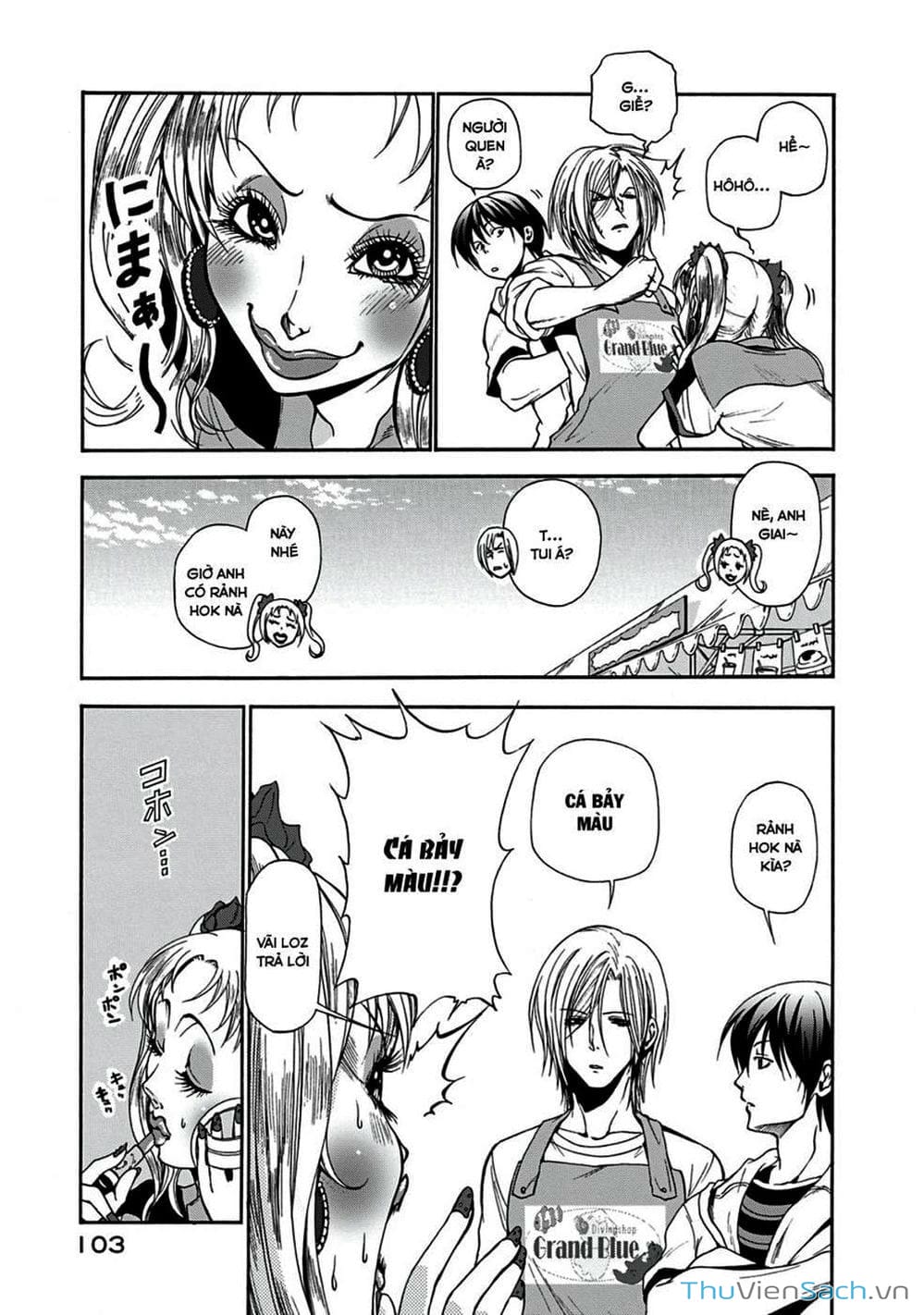 Truyện Tranh Cô Gái Thích Lặn - Grand Blue trang 3