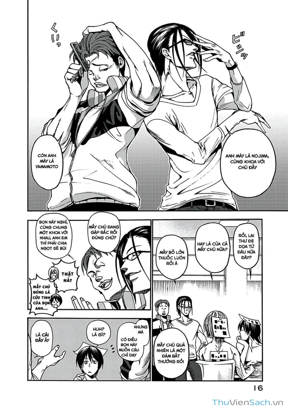 Truyện Tranh Cô Gái Thích Lặn - Grand Blue trang 3