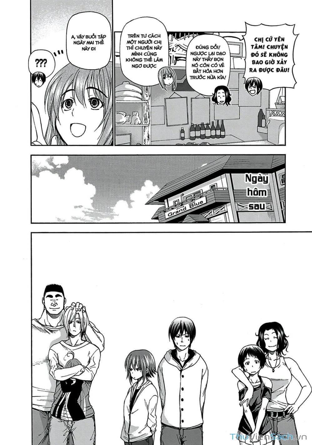 Truyện Tranh Cô Gái Thích Lặn - Grand Blue trang 3