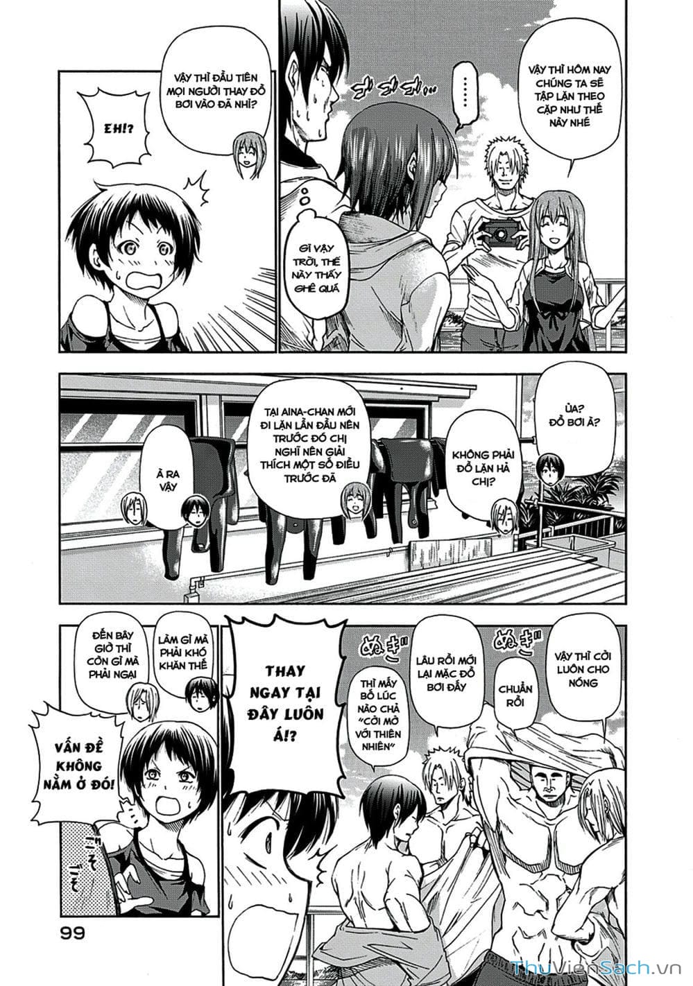 Truyện Tranh Cô Gái Thích Lặn - Grand Blue trang 3