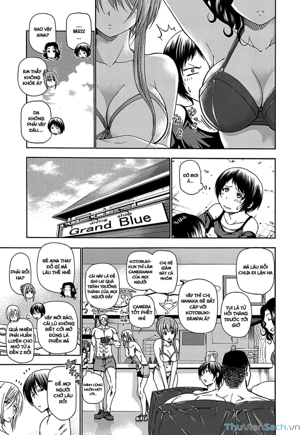 Truyện Tranh Cô Gái Thích Lặn - Grand Blue trang 3