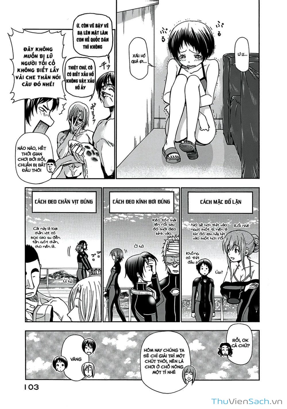 Truyện Tranh Cô Gái Thích Lặn - Grand Blue trang 3