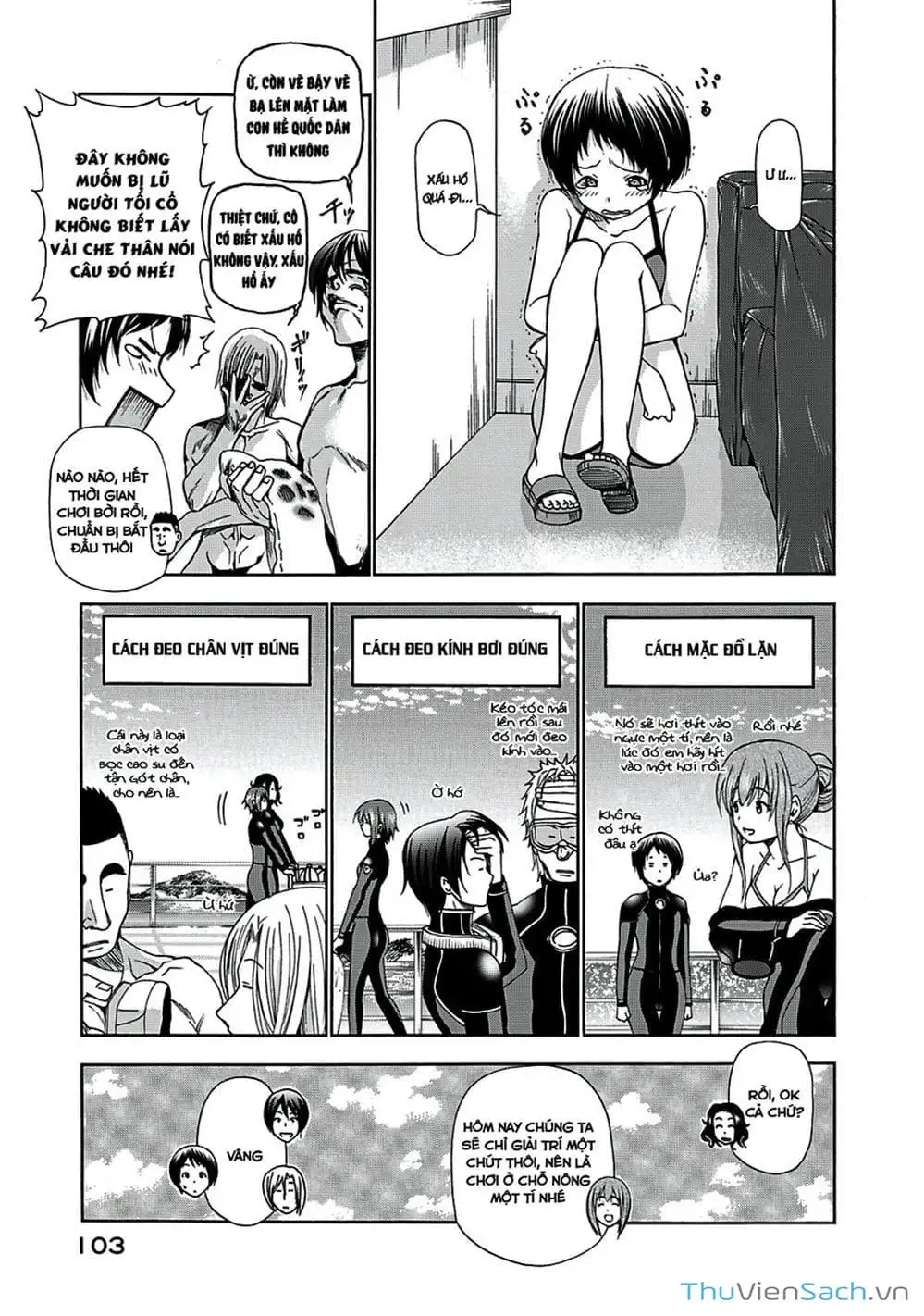 Truyện Tranh Cô Gái Thích Lặn - Grand Blue trang 3