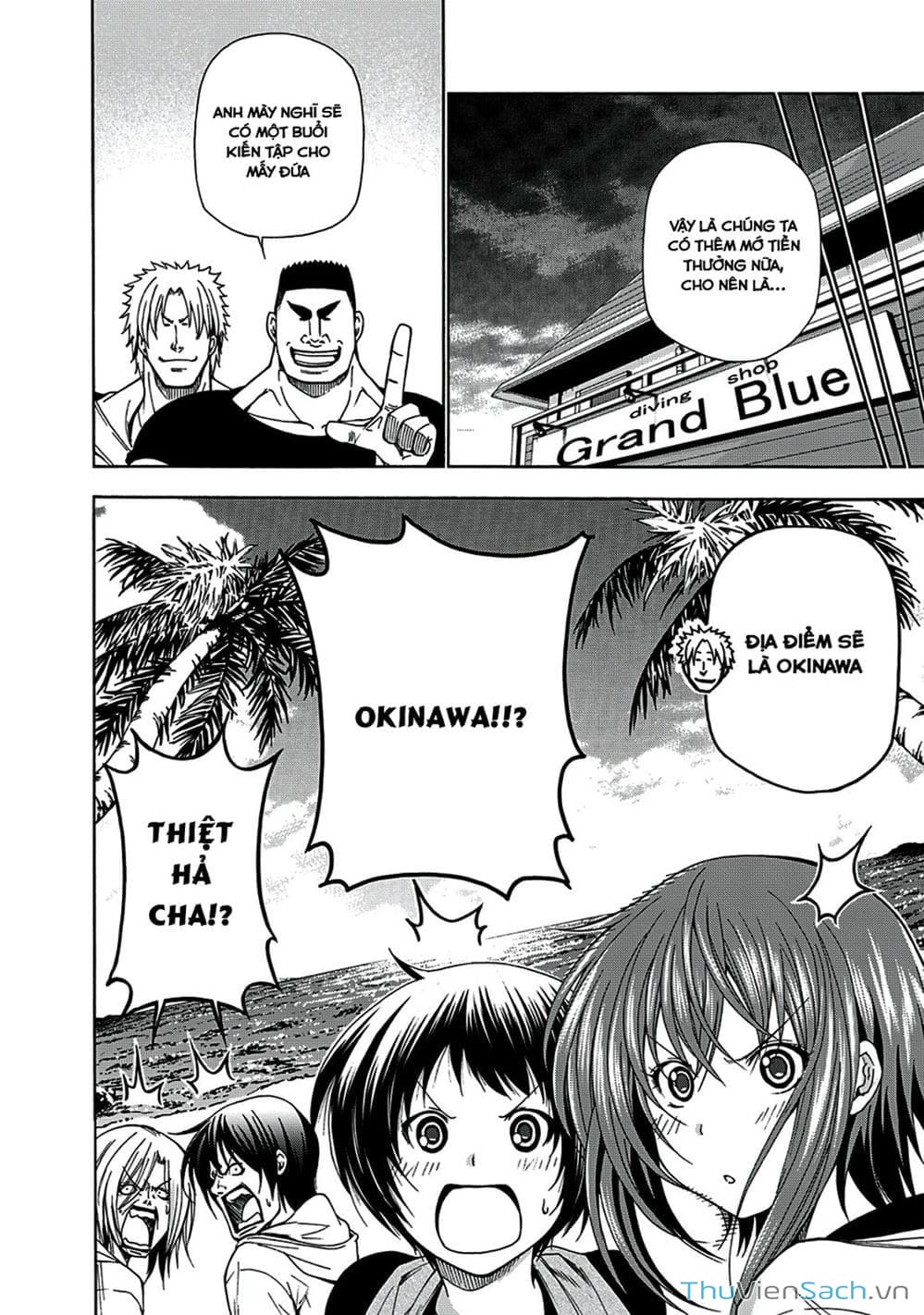 Truyện Tranh Cô Gái Thích Lặn - Grand Blue trang 3
