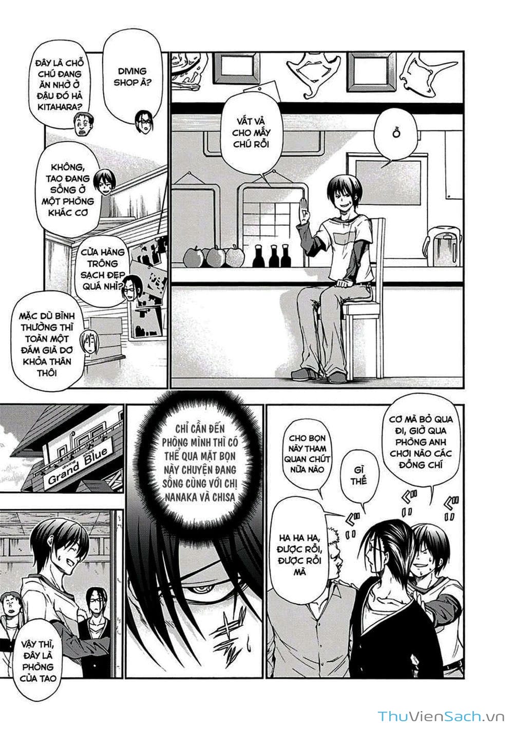 Truyện Tranh Cô Gái Thích Lặn - Grand Blue trang 3