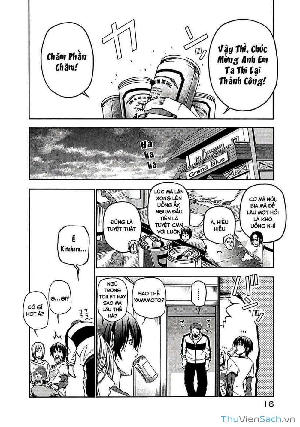 Truyện Tranh Cô Gái Thích Lặn - Grand Blue trang 3