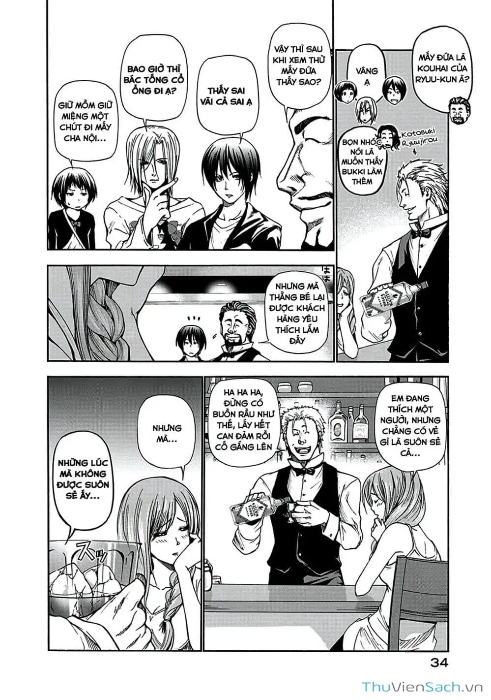 Truyện Tranh Cô Gái Thích Lặn - Grand Blue trang 3