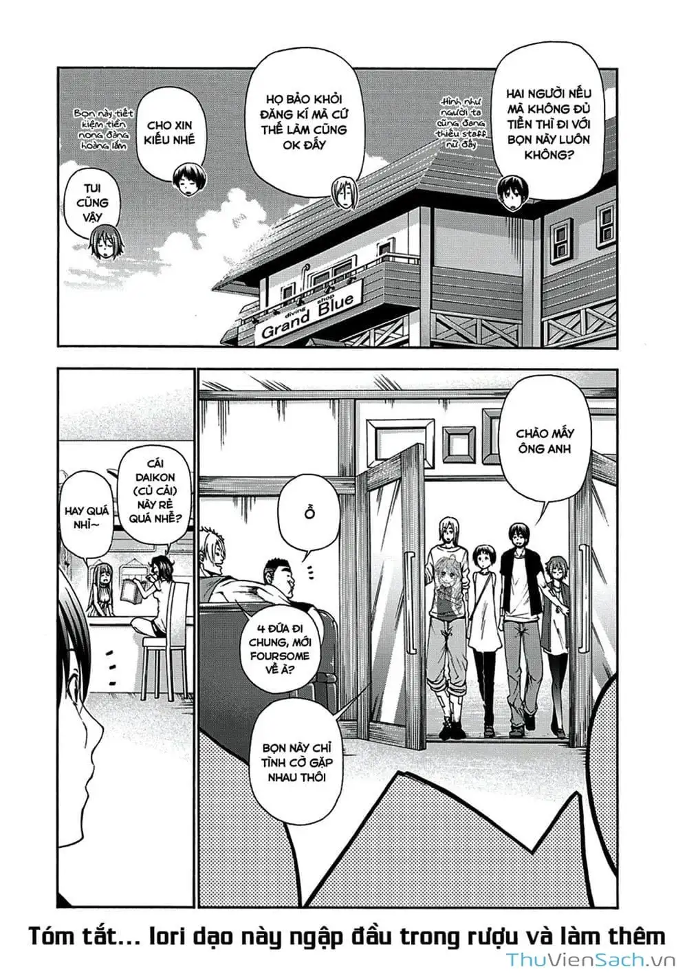 Truyện Tranh Cô Gái Thích Lặn - Grand Blue trang 3