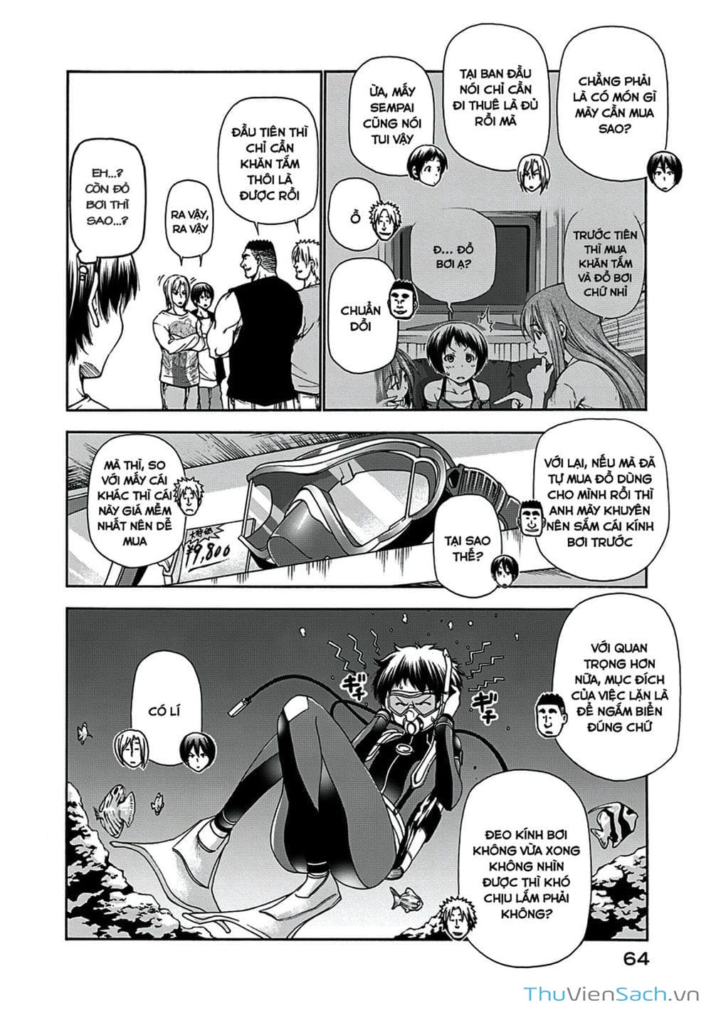 Truyện Tranh Cô Gái Thích Lặn - Grand Blue trang 3