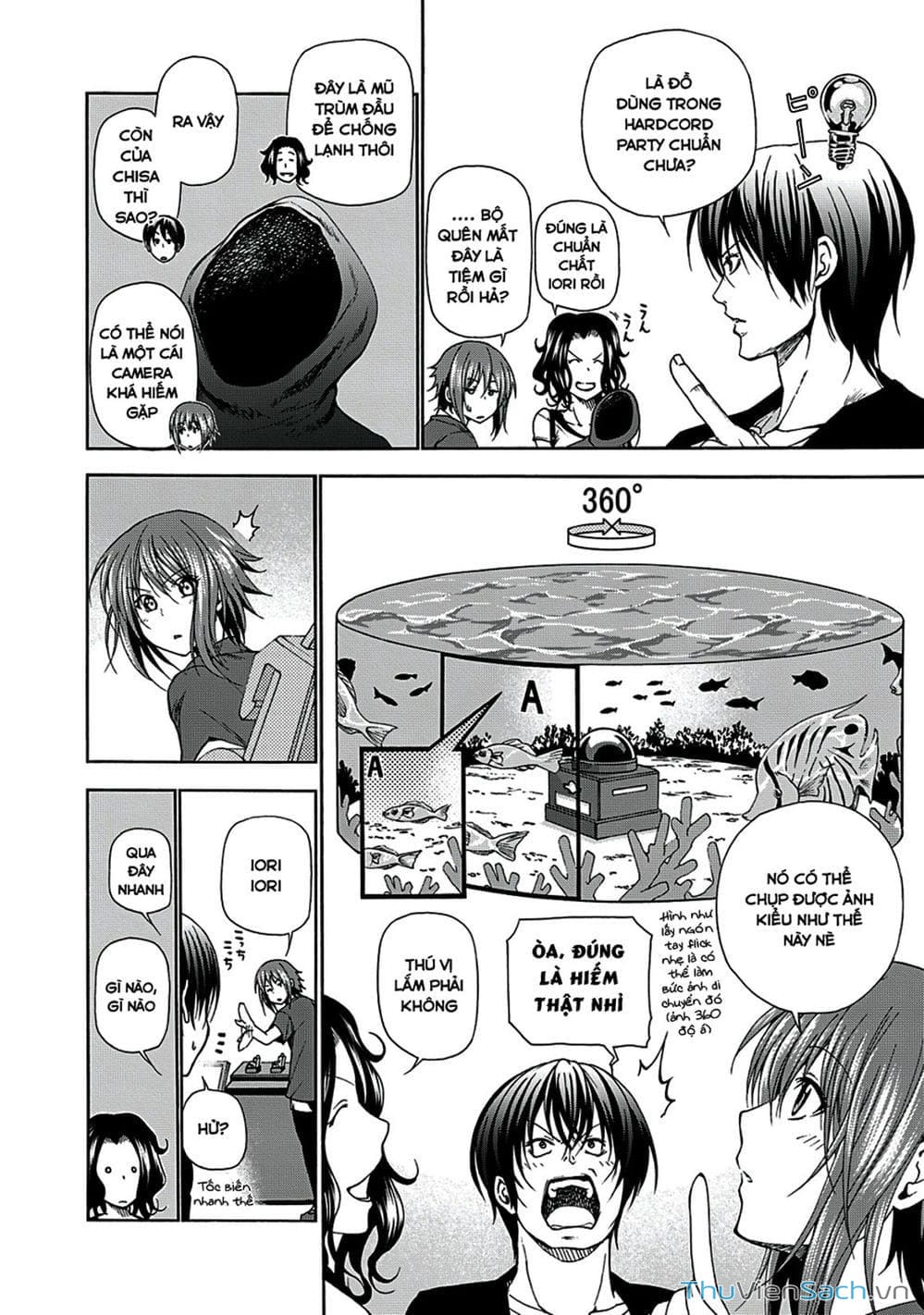 Truyện Tranh Cô Gái Thích Lặn - Grand Blue trang 3